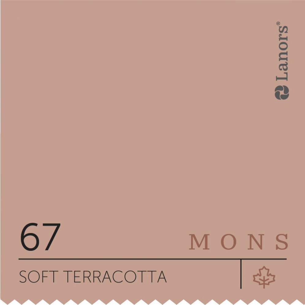 Краска Lanors Mons «Soft Terracotta» (Нежная терракота), 67